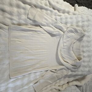 Kenneth Cole Cream Cowl Neck Sweater